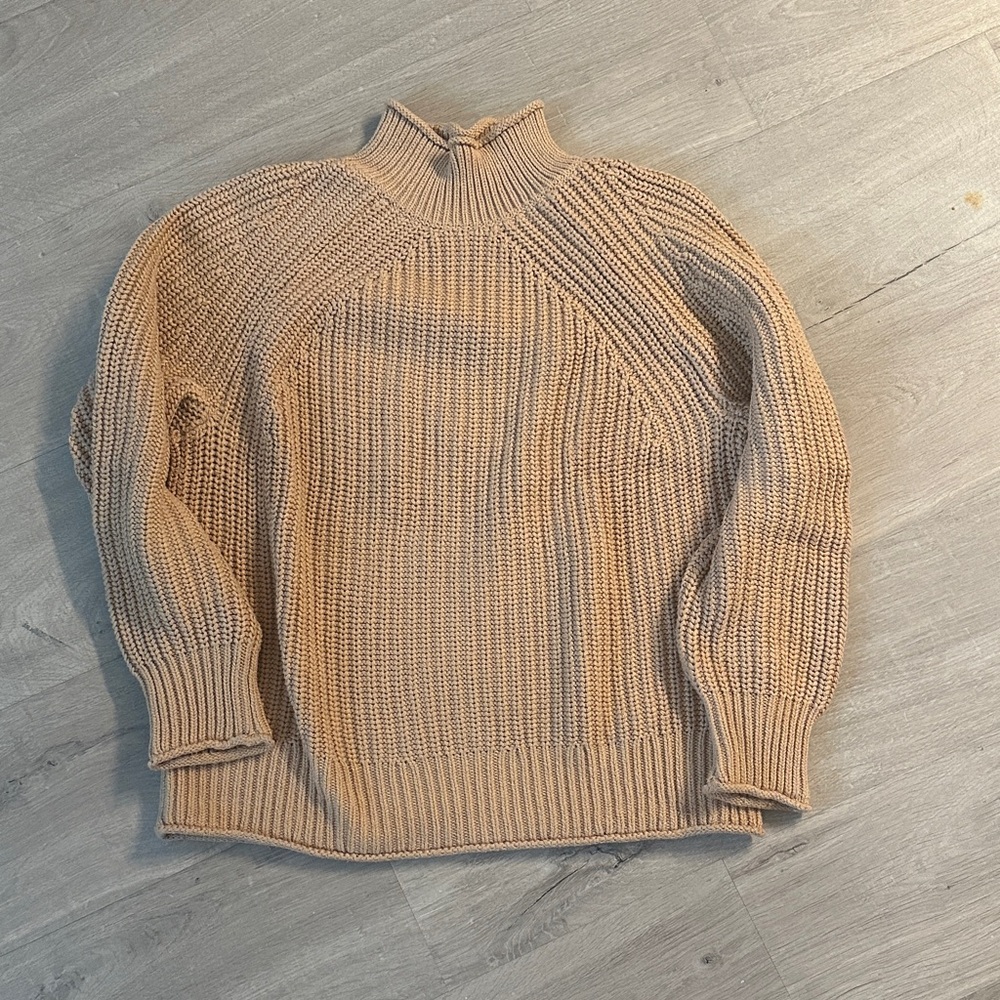 J. Crew Tan Knit Sweater